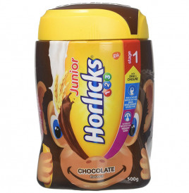 Junior Horlicks Chocolate Flavour   Plastic Jar  500 grams